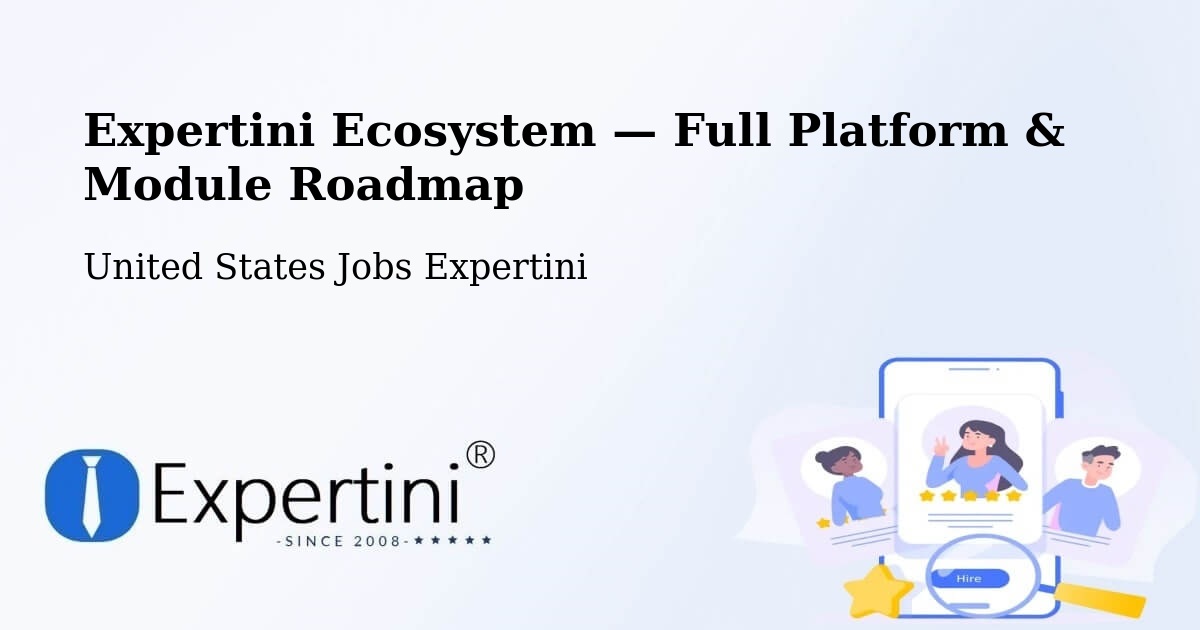 Expertini Ecosystem — Full Platform & Module Roadmap – Howell